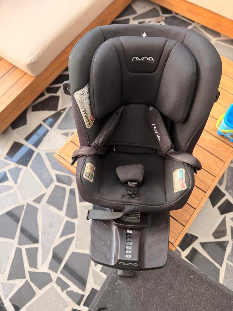 Nuna Rebl Plus Autostoel met Isofix en Steunpoot, Gebruikt, 0 t/m 18 kg, Verstelbare rugleuning, Isofix