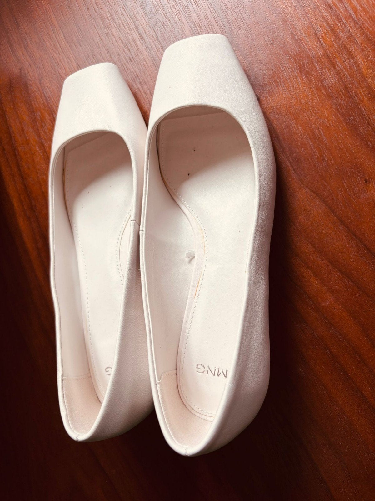 MNG Witte Ballerina's Maat 39 - Zo goed als nieuw, Ophalen, Wit, MNG, Ballerina's