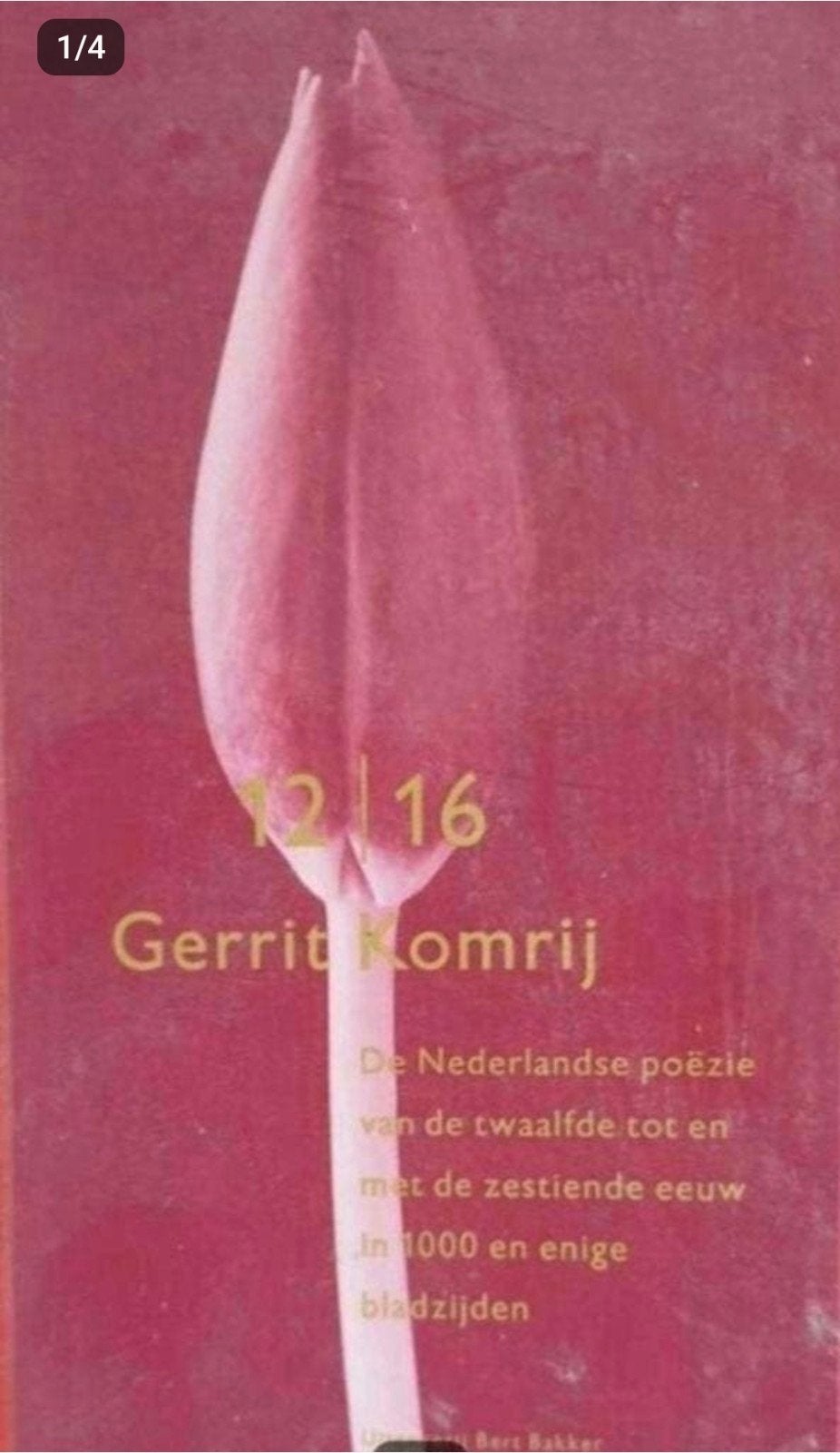 Gerrit Komrij /De Nederlandse poezie van de 17e en 18e eeuw, Gelezen, Gerrit Komrij, Ophalen of Verzenden, Eén auteur