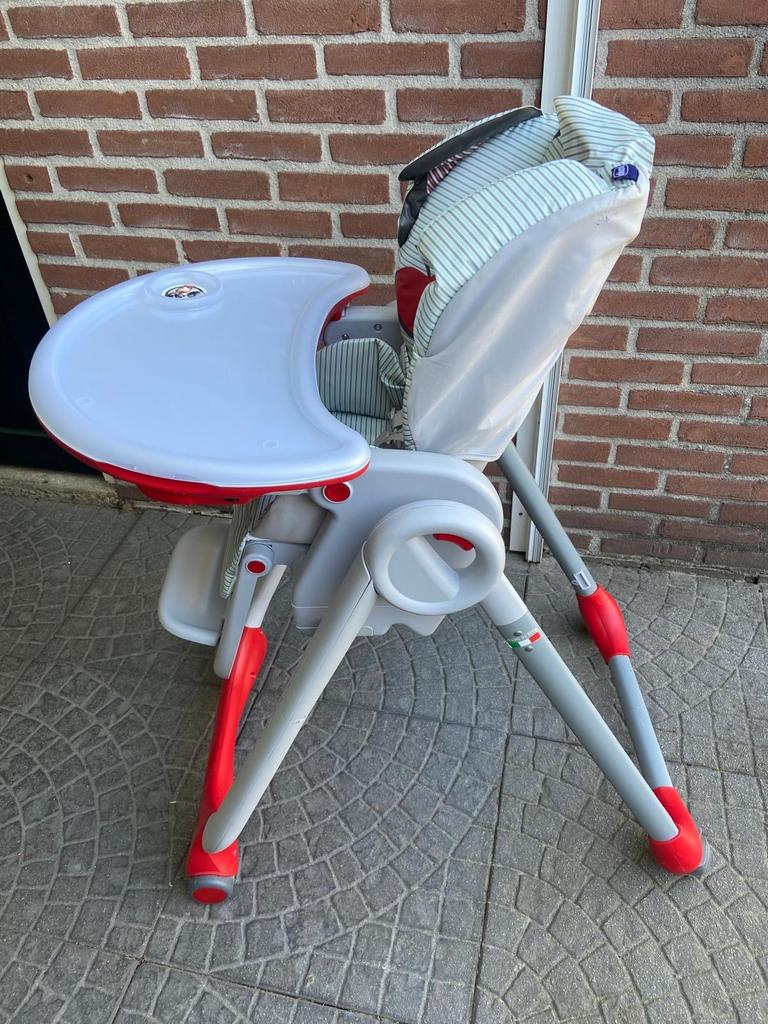 Chicco Polly 2 Start kinderstoel met eetblad, Kinderen en Baby's, Kinderstoelen, Ophalen, Gebruikt, Meegroeistoel, Afneembaar eetblad