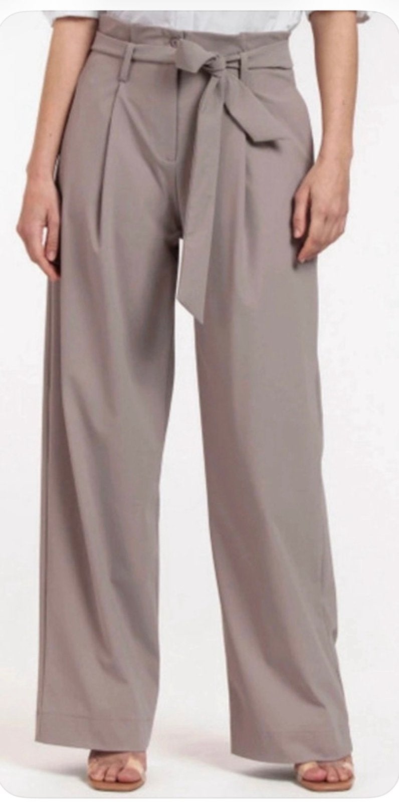 Nieuwe Studio Anneloes Paperbag broek L/ 38-42, Bruin, Maat 42/44 (L), Nieuw, Ophalen of Verzenden