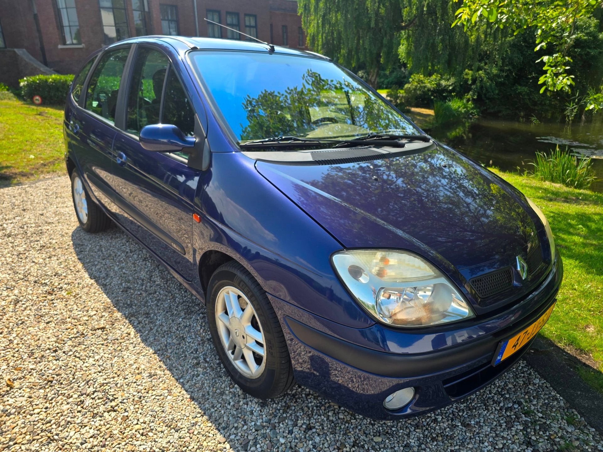 Renault Scénic 1.8-16V Expression Sport, Auto's, Renault, 1350 kg, Gebruikt, 4 cilinders, Blauw
