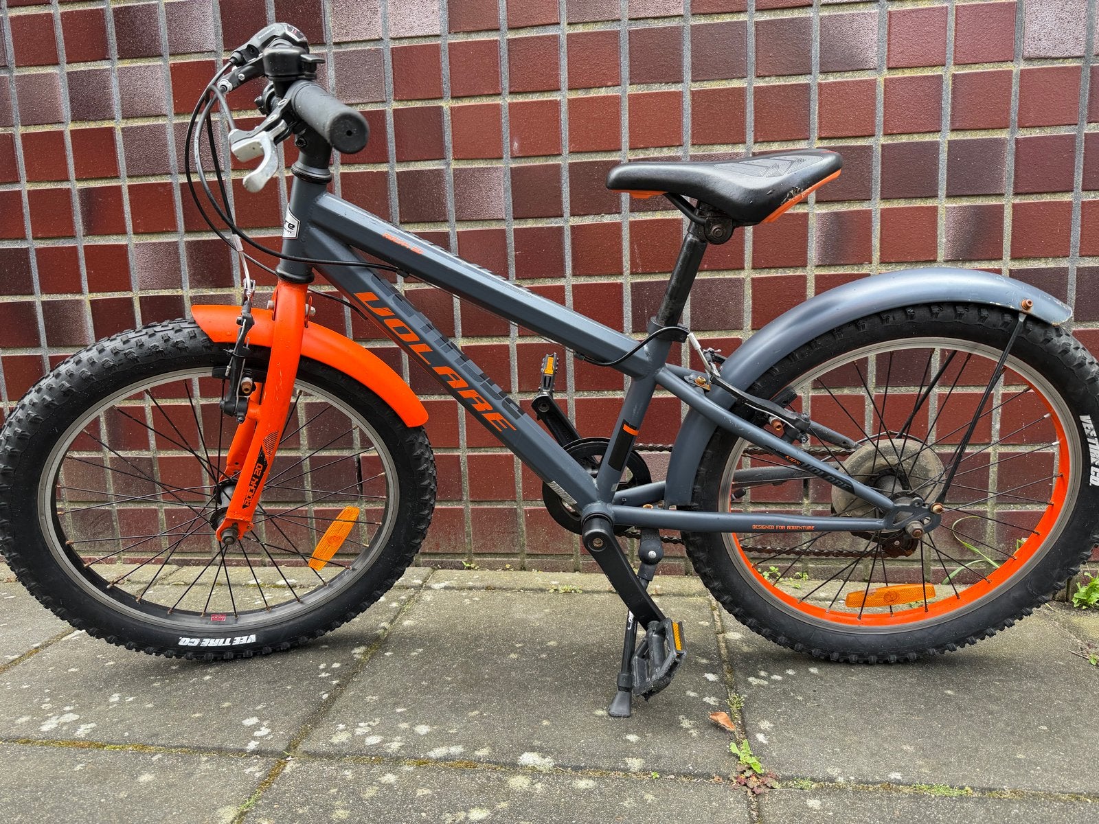 Volare Rocky 20 inch kinderfiets - Grijs/Oranje, Ophalen, Gebruikt