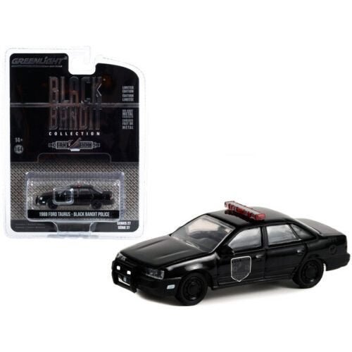 1988 Ford Taurus van Greenlight 1/64 Black Bandit Police, Ophalen of Verzenden, Nieuw, Auto