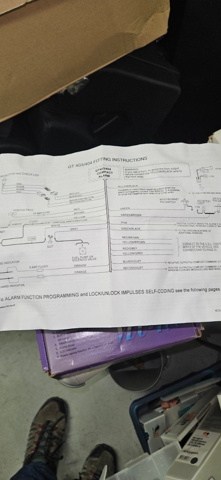 GT Auto Alarm Systeem - Nieuw in Doos, Auto diversen, Ophalen of Verzenden, Nieuw