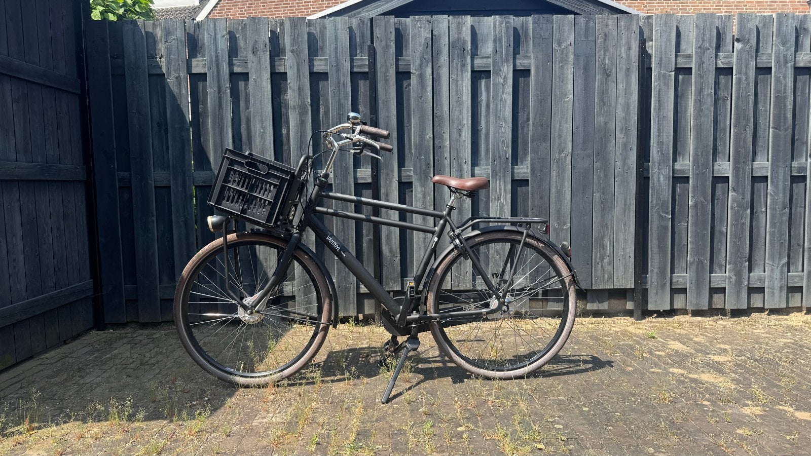 Van Tuyl Transportfiets 58cm, met kratje, Ophalen of Verzenden, Gebruikt
