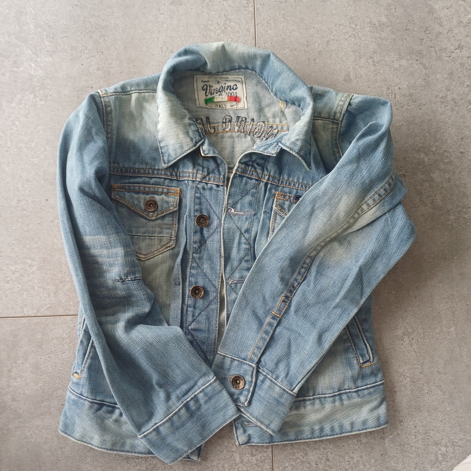 Mooi spijkerjack, Ophalen of Verzenden, Zo goed als nieuw, Overige maten, Blauw