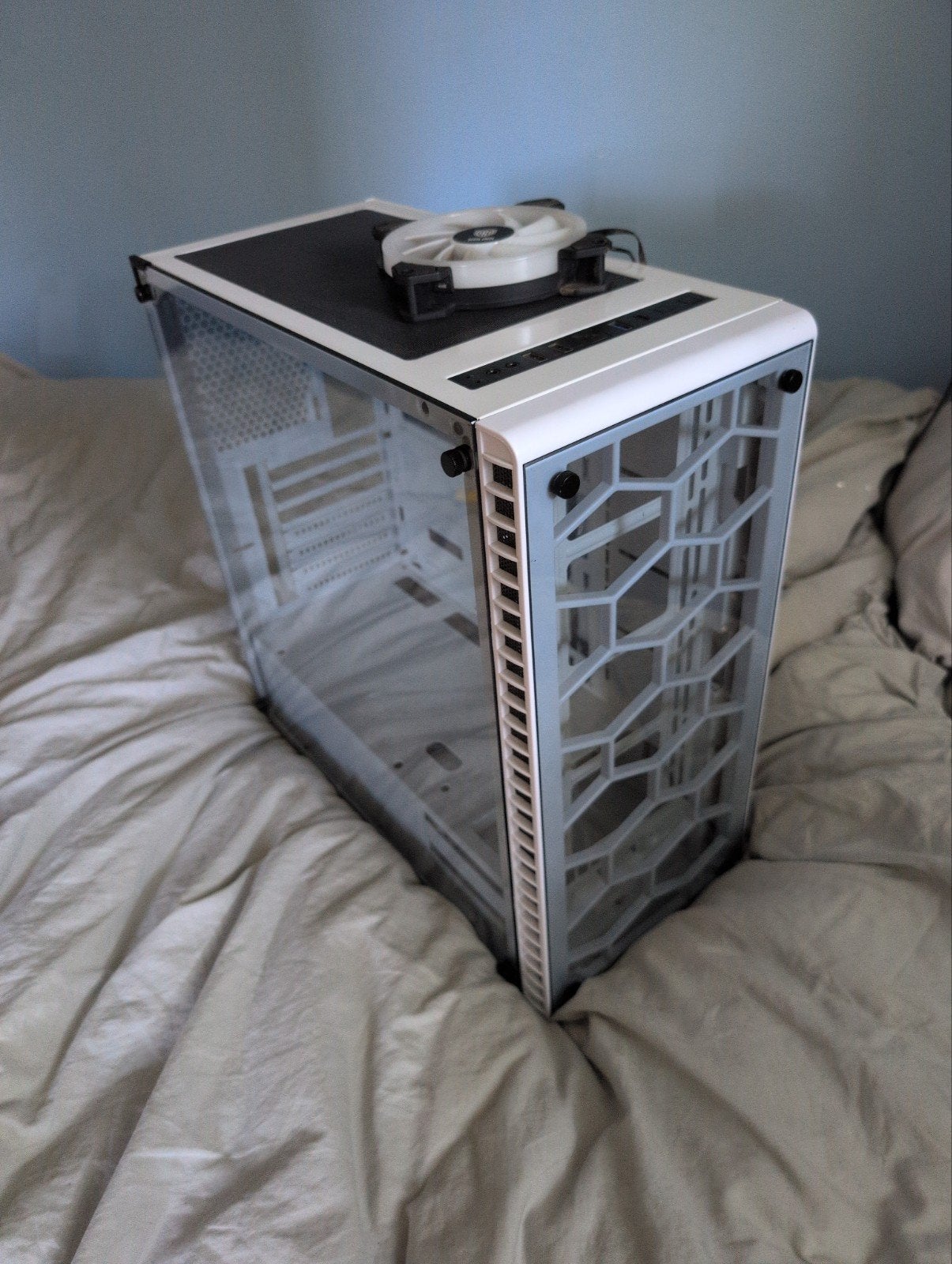 Witte PC Case - Zo goed als nieuw, Ophalen, Zo goed als nieuw