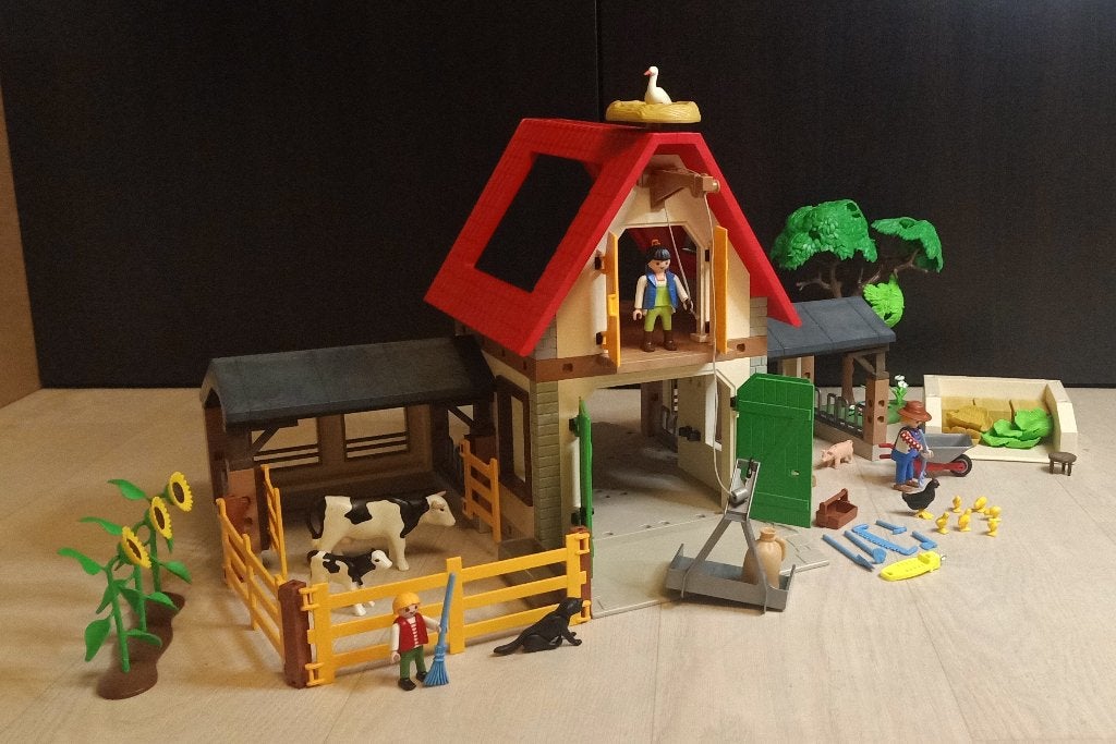 Playmobil - 4490 Grote boerderij, Ophalen of Verzenden, Gebruikt, Complete set