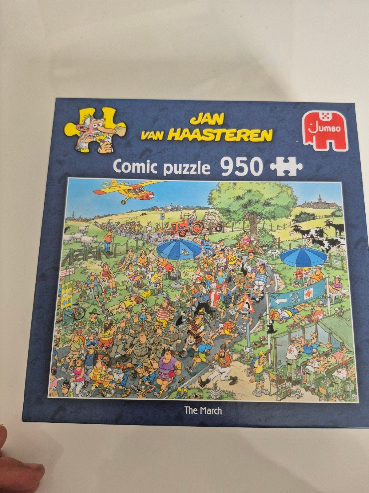 Jan van Haasteren 'The March' 950 stukjes legpuzzel, Ophalen of Verzenden, 500 t/m 1500 stukjes, Zo goed als nieuw, Legpuzzel
