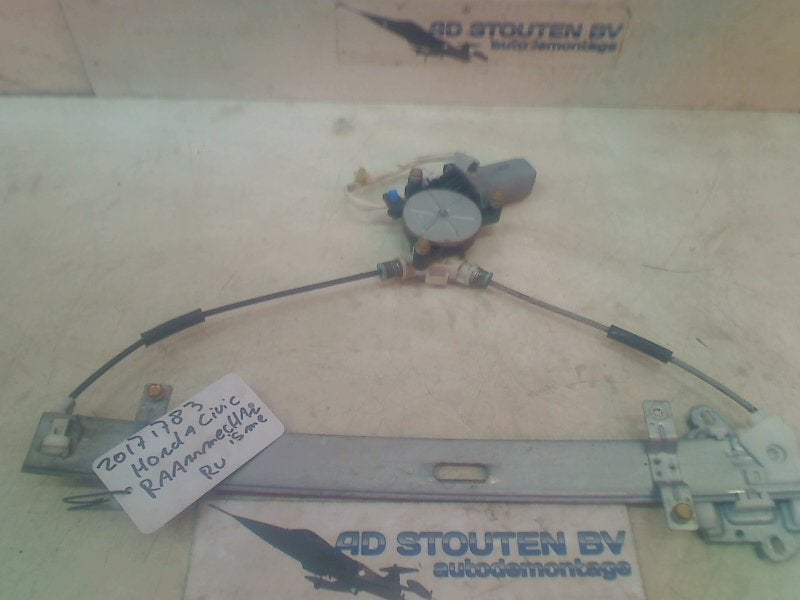Raammechaniek Elek Rechts Voor + MOTOR Honda Civic (EP/EU), Honda, Gebruikt, Hanauer Landstraße  222-224, Frankfurt am Main 60314, , Duitsland