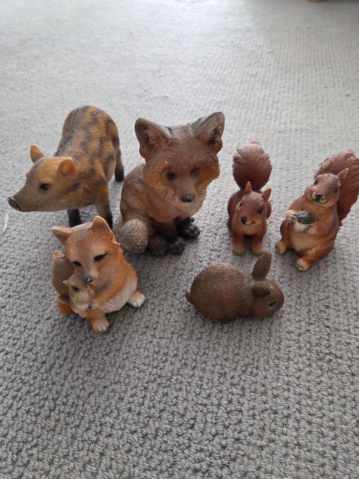 6 dieren beeldjes, Verzamelen, Ophalen of Verzenden, Zo goed als nieuw, Dier
