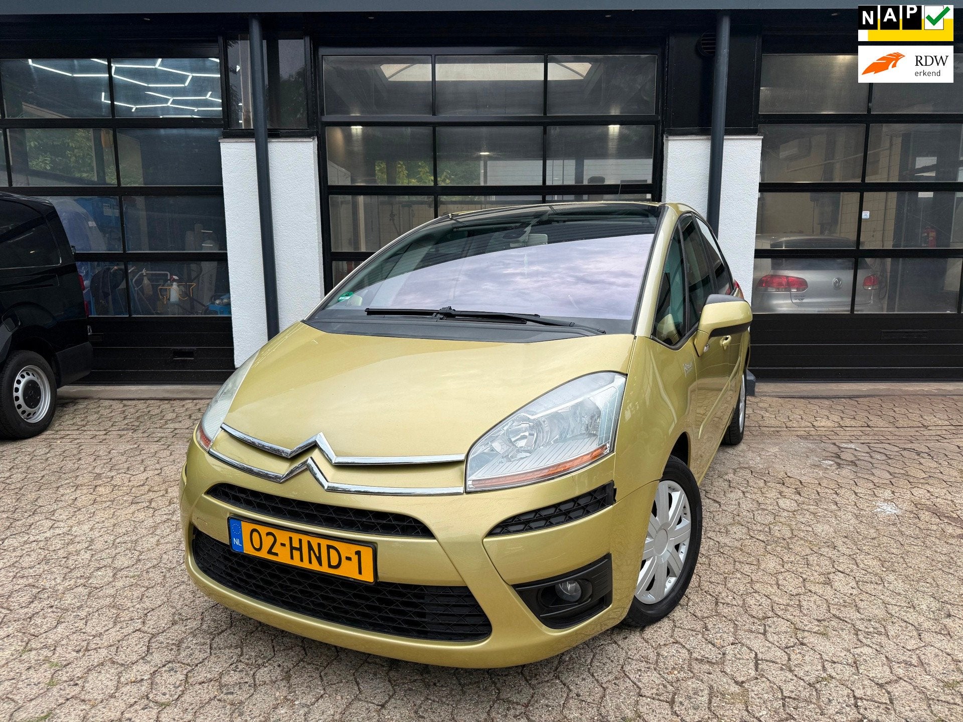 Citroen C4 Picasso 2.0 HDI Business EB6V 5p. *Cruise*Clima*A, Auto's, Stof, Gebruikt, Zwart, 4 cilinders