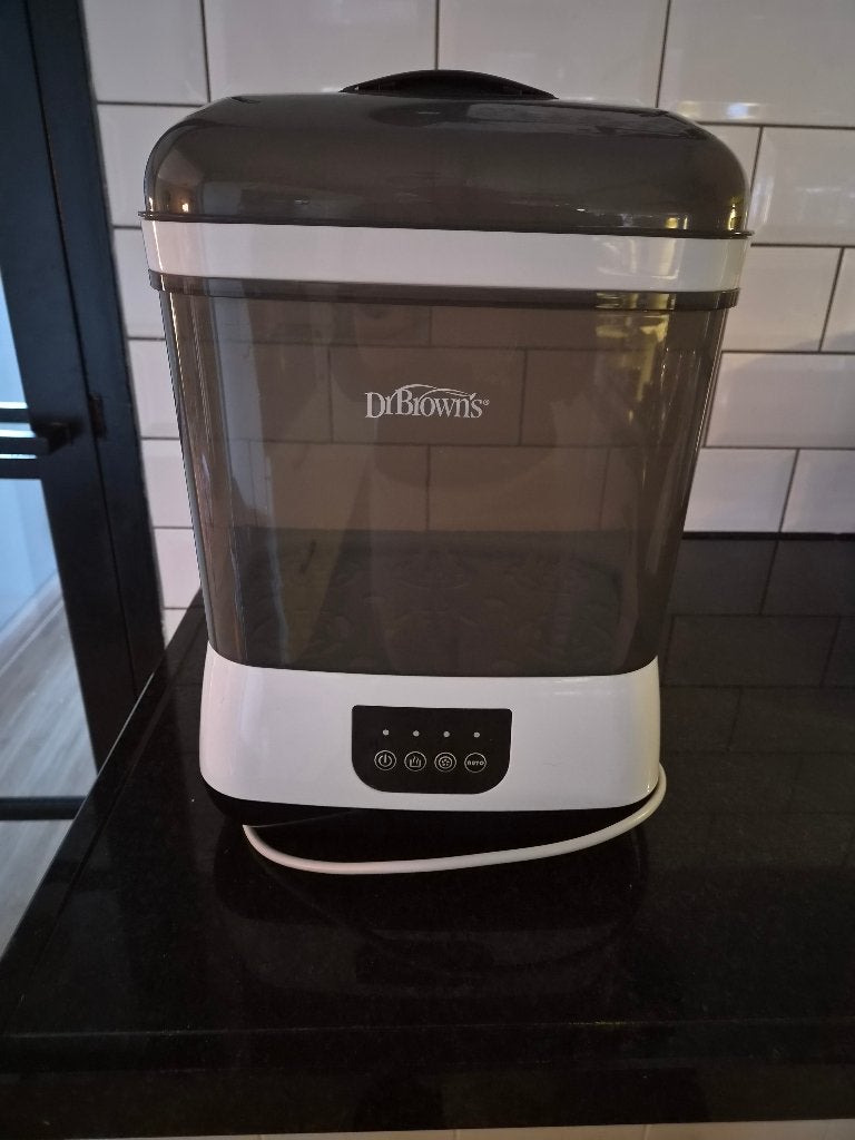 Dr Brown Stoomsterilisator met droogfuntie, Ophalen, Zo goed als nieuw
