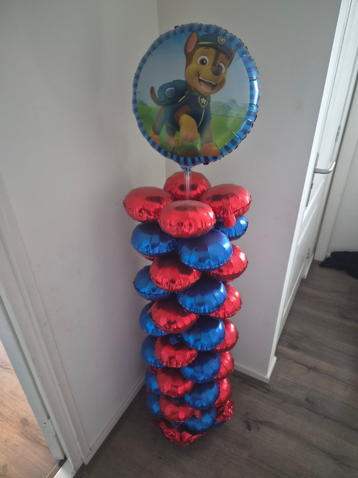 hoge ballonnen standaard PawPatrol, Ophalen, Zo goed als nieuw, Versiering, Verjaardag