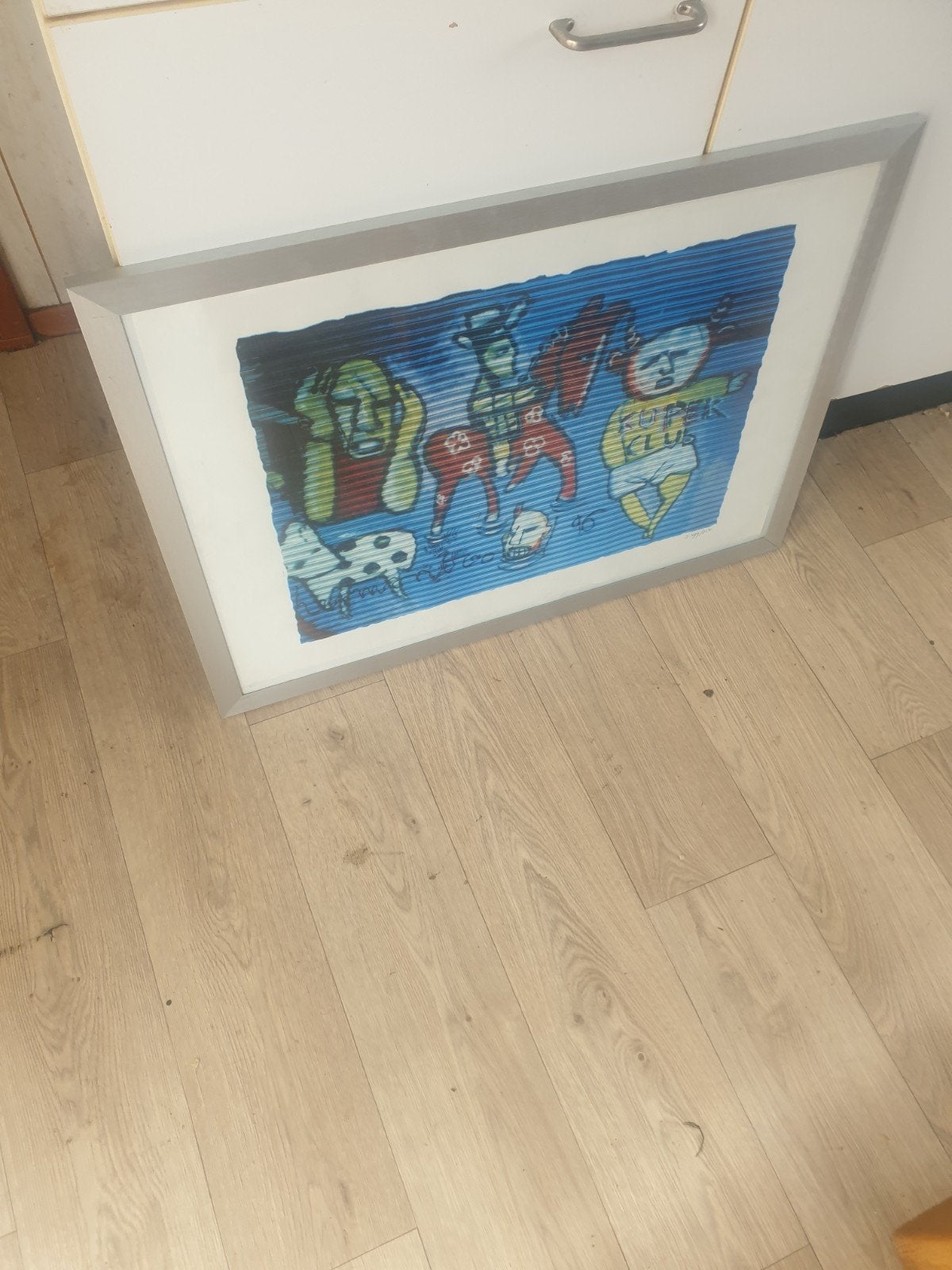 Prachtig zeefdruk van Herman brood, Ophalen of Verzenden