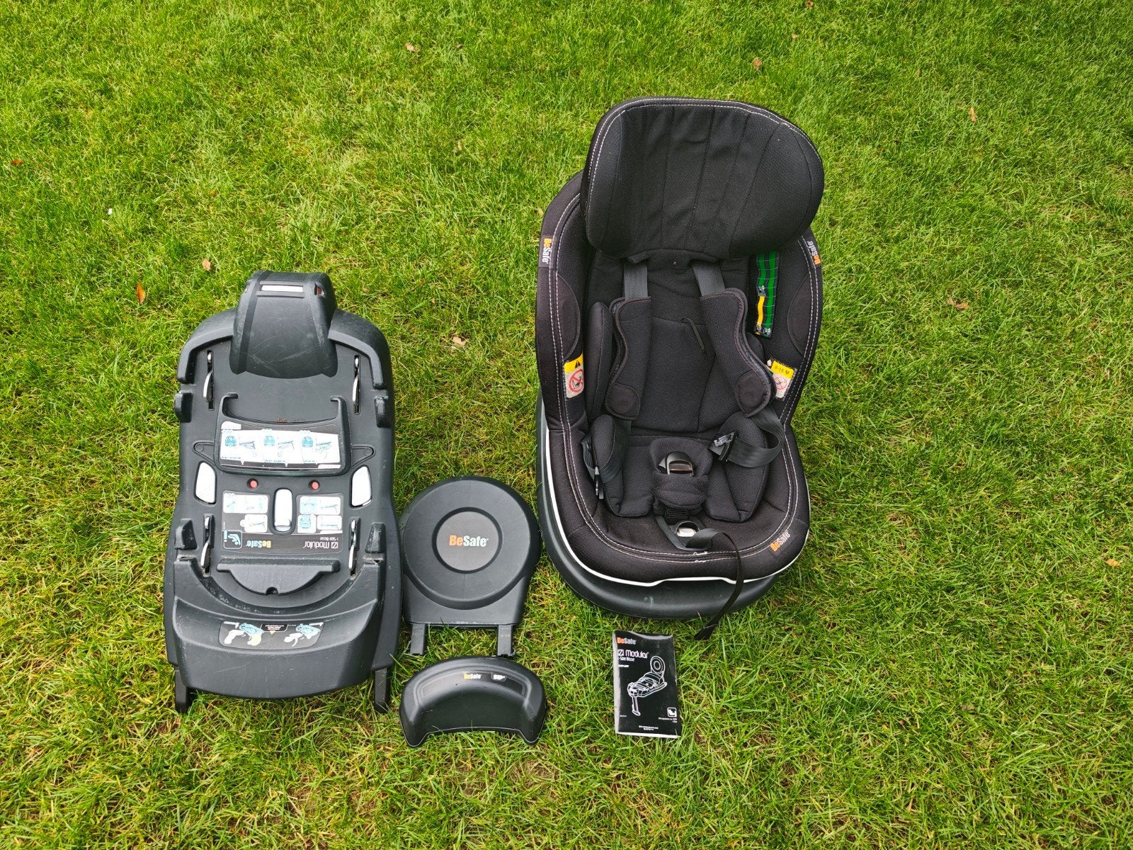 BeSafe iZi Modular X1 i-Size autostoel met isofix base, Autogordel of Isofix, Gebruikt, Zijbescherming, Ophalen