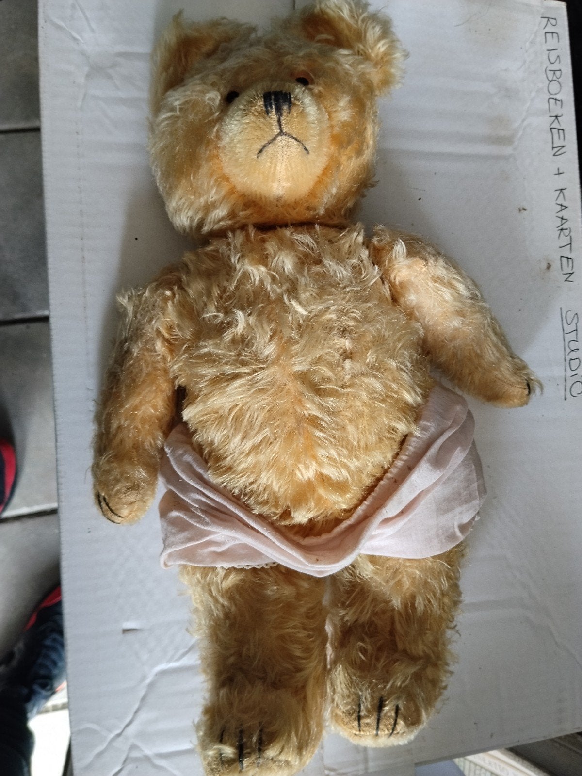 Vintage Steiff Teddybeer - Gebruikt, Ophalen of Verzenden