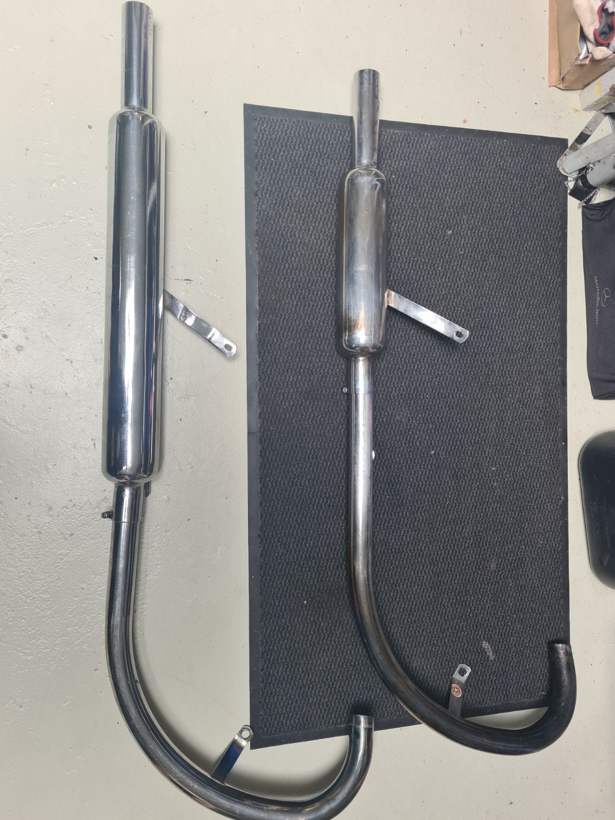 Uitlaatdempers voor Enfield Bullet 500, Ophalen