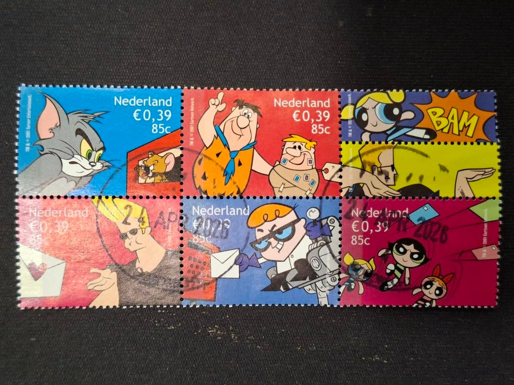 Nederland, Postzegels en Munten, Ophalen of Verzenden, Gestempeld
