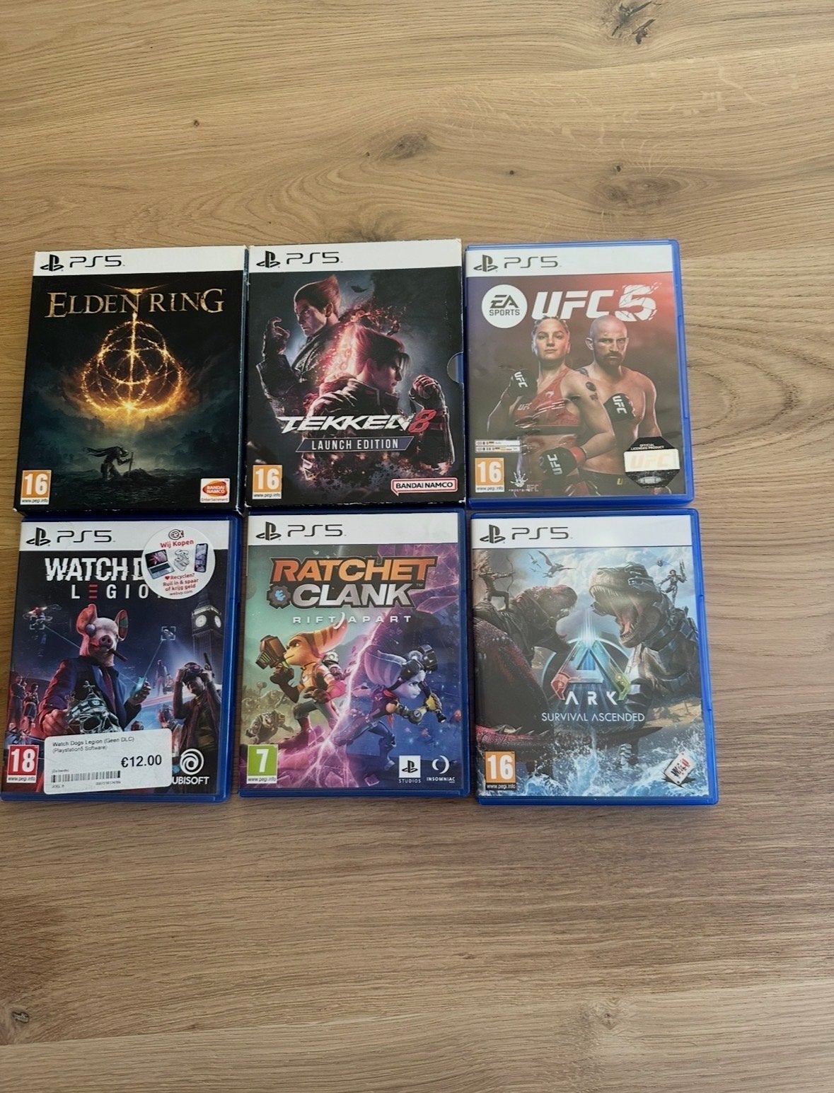 PS5 Games: Elden Ring, Tekken 8, UFC 5, Watch Dogs, Ratchet, Ophalen, Online, Overige genres, 1 speler