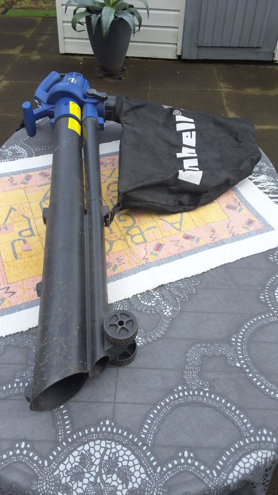 Einhell bladblazer/bladzuiger, Tuin en Terras, Ophalen, Einhell, Zo goed als nieuw, Met opvangzak