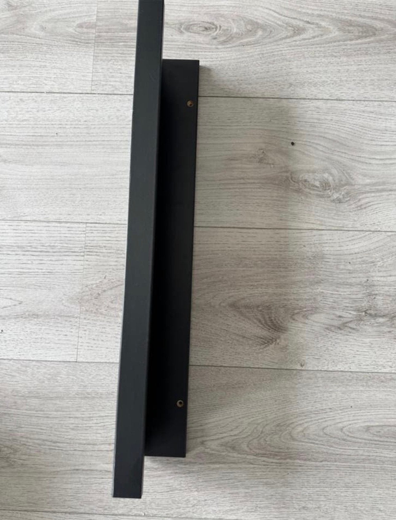 Wand plankje zwart, Ophalen