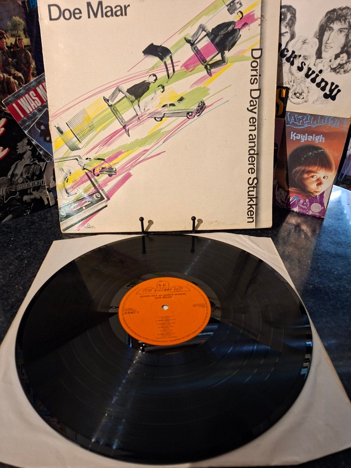 Doe Maar - Doris Day en andere Stukken LP (1982), Cd's en Dvd's, Vinyl | Nederlandstalig, Gebruikt, Overige formaten, Ophalen of Verzenden