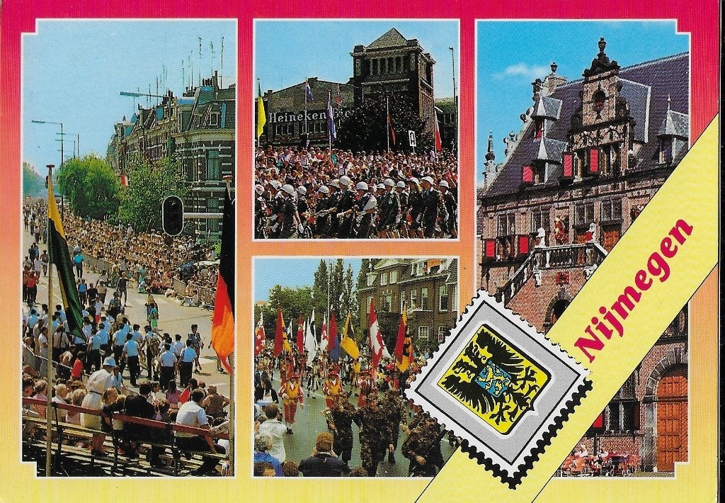 Nijmegen Gelopen Ansichtkaart ( 4178 ), Verzamelen, Ophalen of Verzenden, 1980 tot heden, Ongelopen, Gelderland