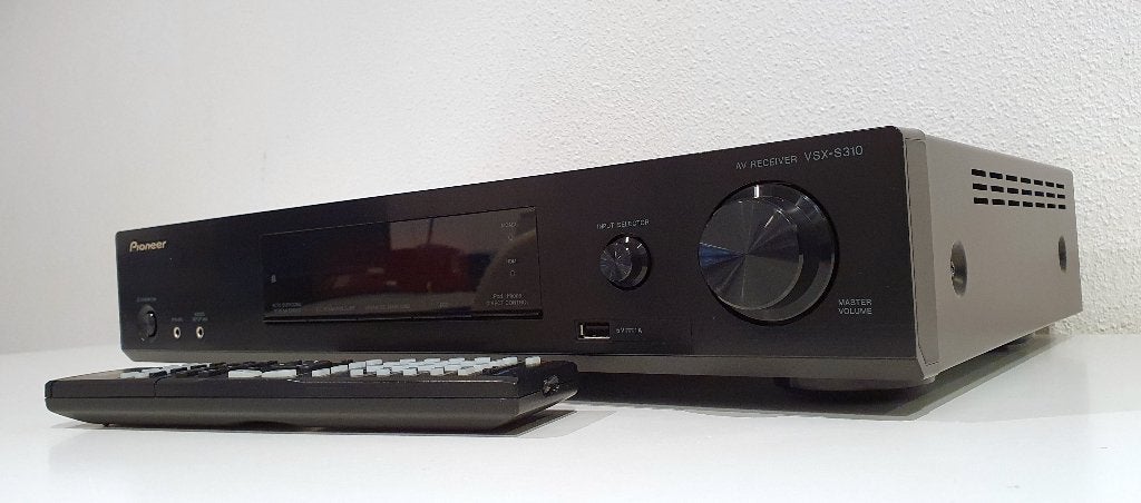 Slimline AV Receiver - Pioneer VSX-S310 (65W) 4xHDMI, Audio, Tv en Foto, Versterkers en Receivers, Gebruikt, 5.1, 60 tot 120 watt
