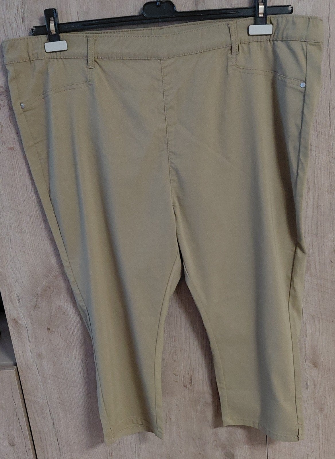 Mooie  3/4 broek van JANINA curved in maat 52, JANINA curved, Beige, Maat 46/48 (XL) of groter, Ophalen of Verzenden