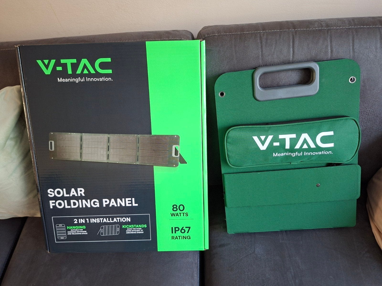 nog helemaal nieuw 80watt opvouwbaar zonnepanelen, Ophalen of Verzenden, Nieuw