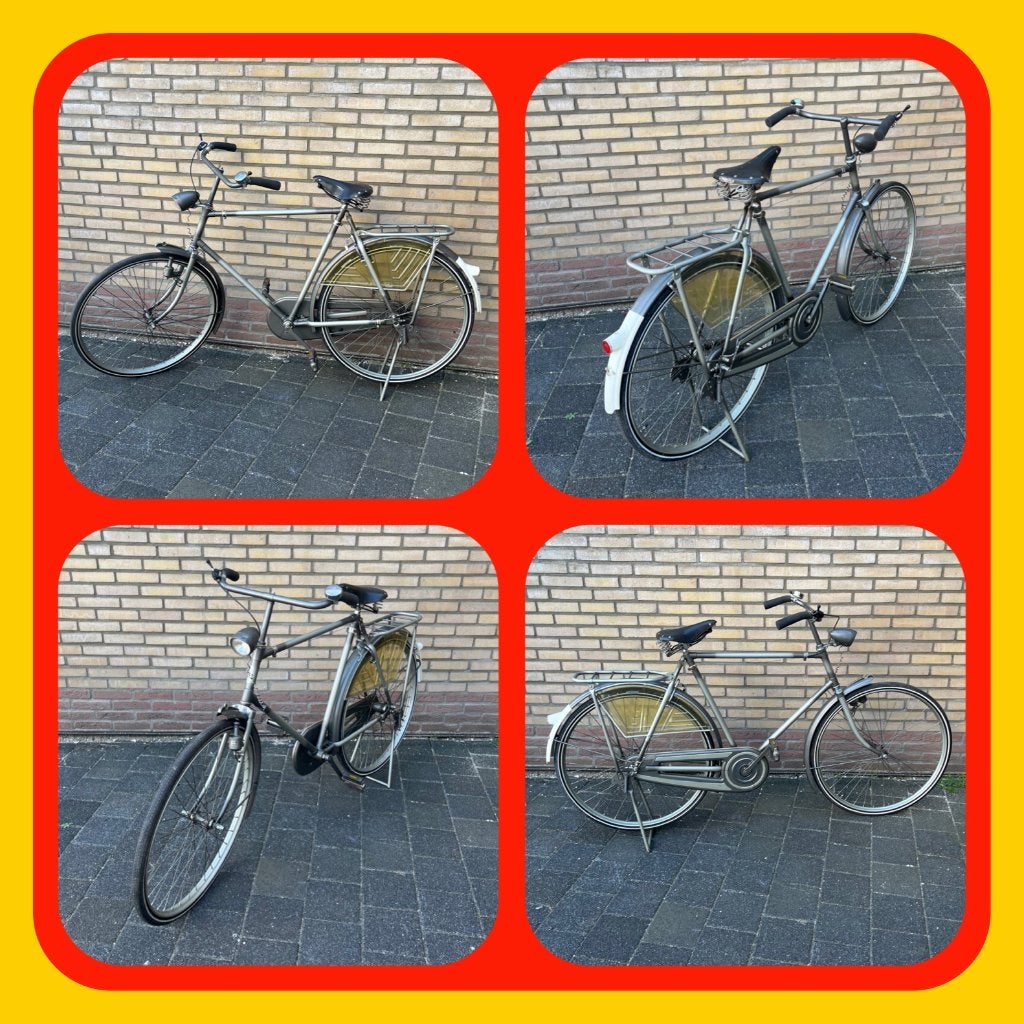 139. Mooie Antieke Gazelle Heren Fiets van +/- 1958, Ophalen, Gazelle, Versnellingen