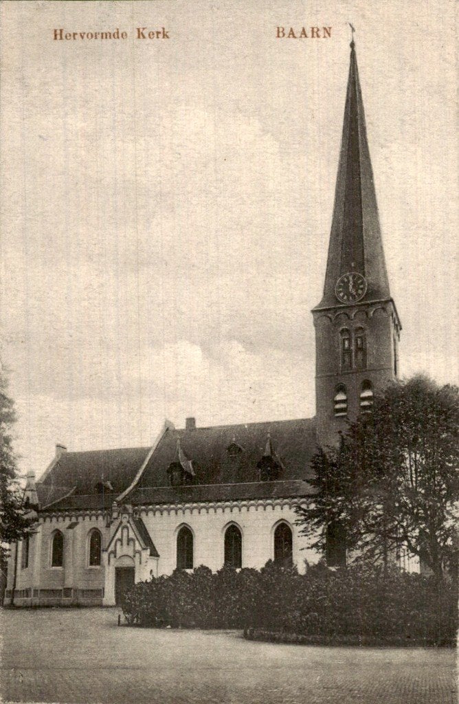 Baarn - Hervormde Kerk - Toren, Verzamelen, Ophalen of Verzenden, Voor 1920, Gelopen, Utrecht