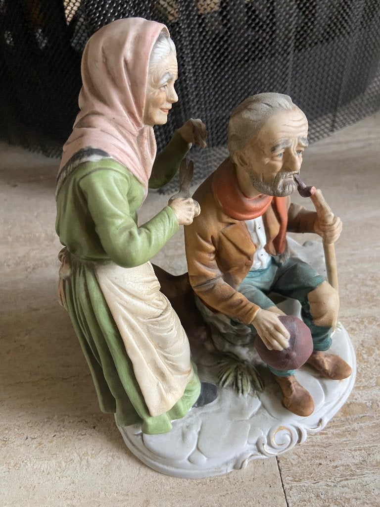 Beeld van Oma en Opa, Ophalen