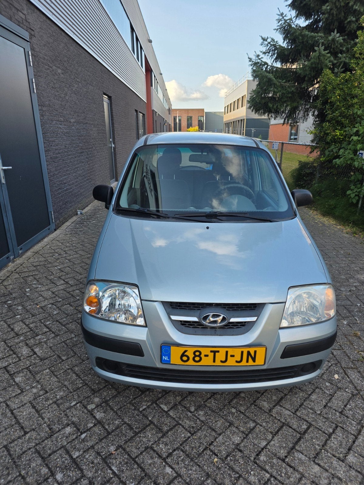 Hyundai Atos 1.1 2006 Blauw, Auto's, Voorwielaandrijving, 31 €/maand, 4 cilinders, Origineel Nederlands
