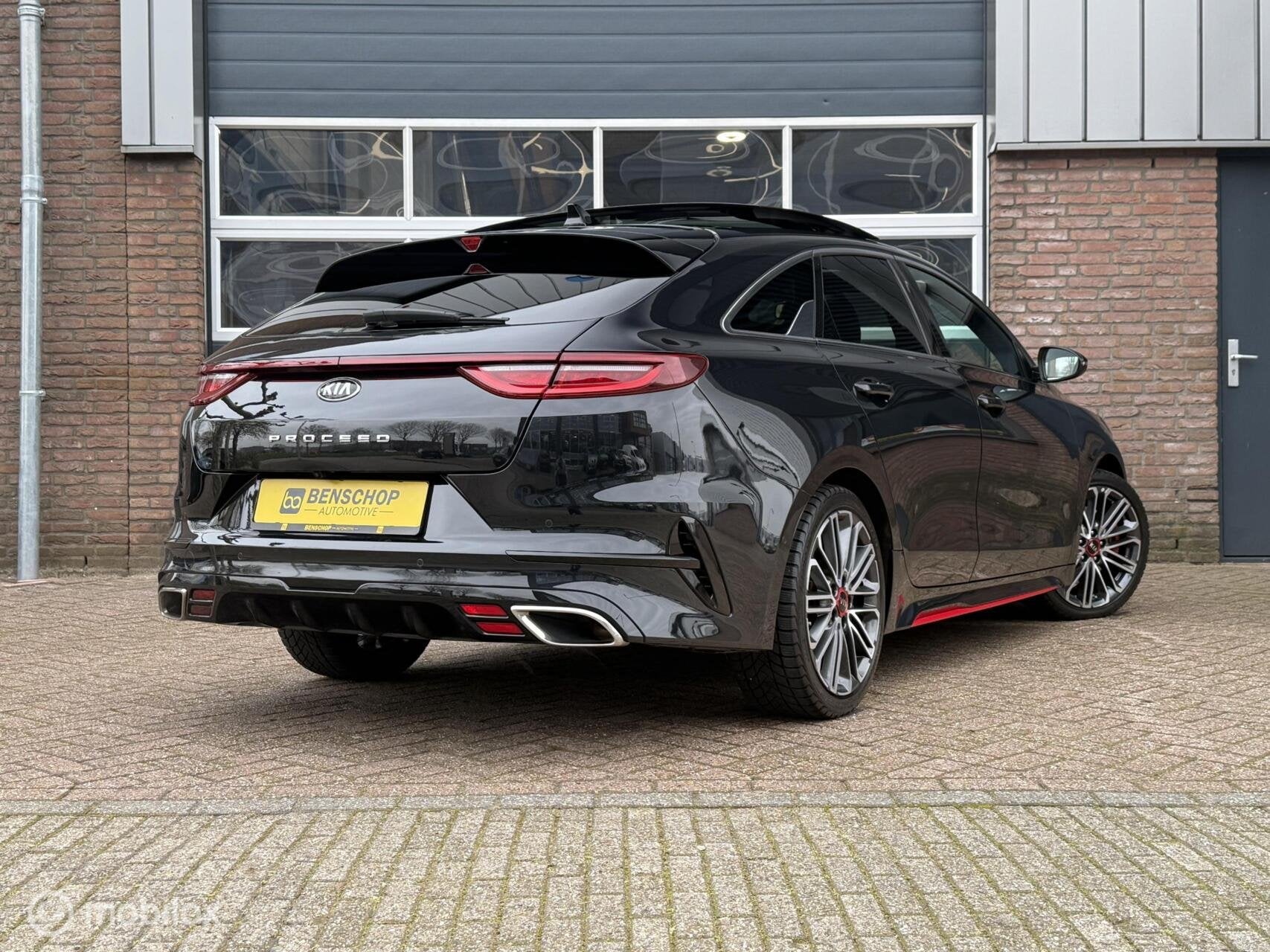Kia ProCeed 1.6 T-GDI GT Schuifdak Alcantara ACC Navi Carpla, Auto's, 15 km/l, Zwart, Leder, 204 pk
