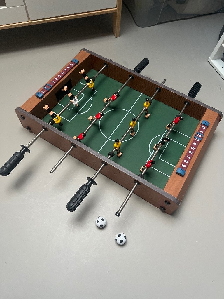 Tafelvoetbal, Ophalen, Zo goed als nieuw