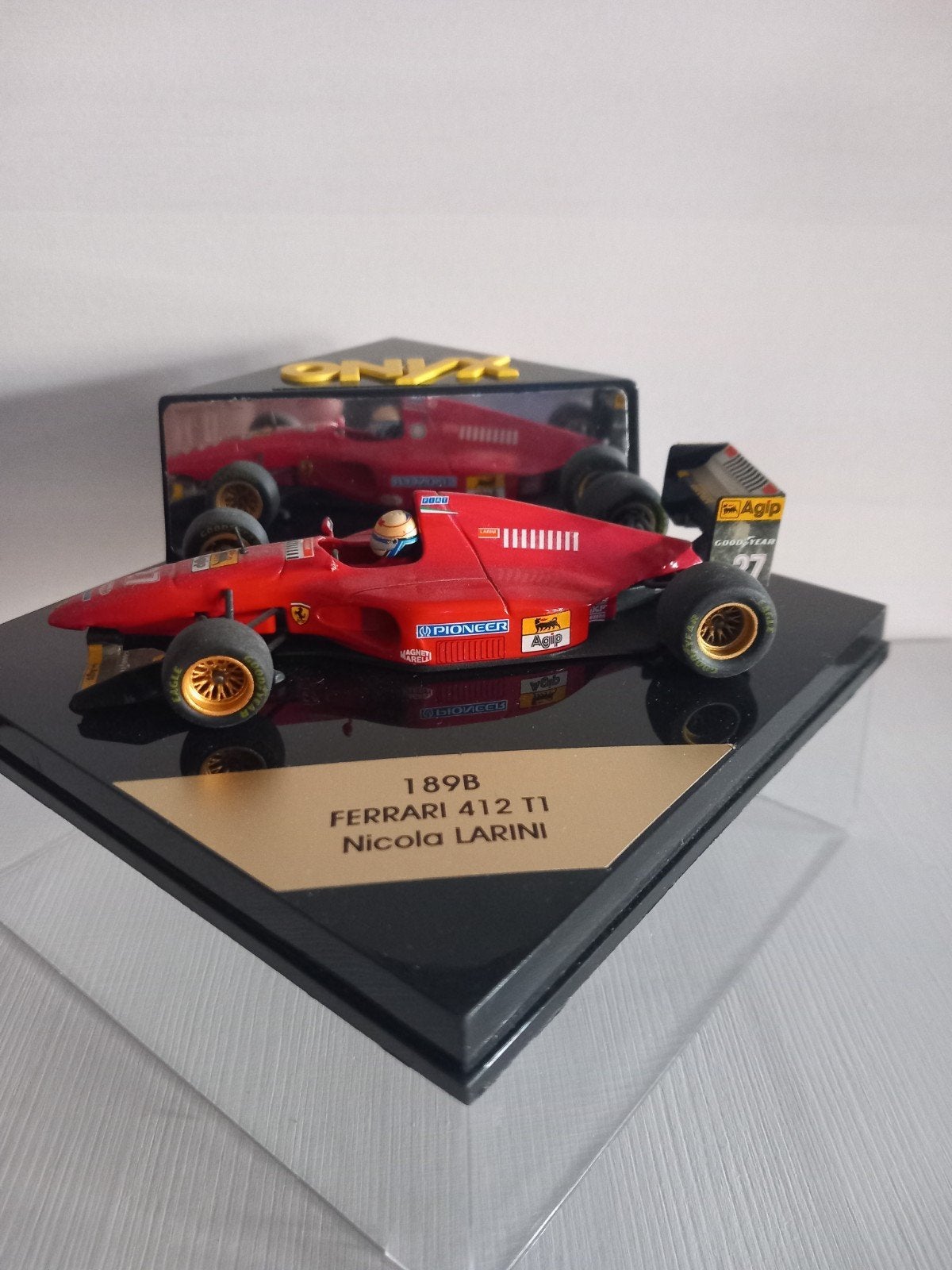 ONYX 1:43 Ferrari 412 T1 Formule 1 LARINI, Ophalen of Verzenden, Zo goed als nieuw, Auto, Overige merken