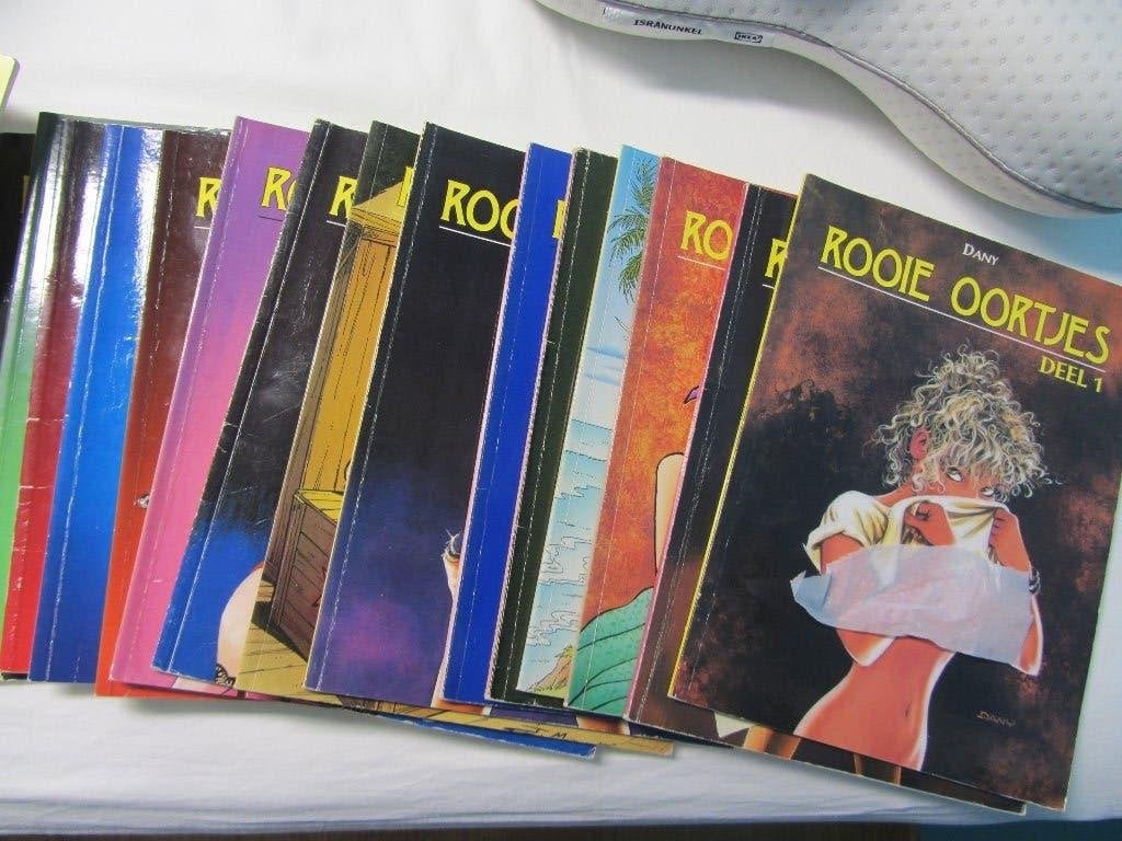 Rooie oortjes strips, Gelezen, Europa, Ophalen of Verzenden, Diversen
