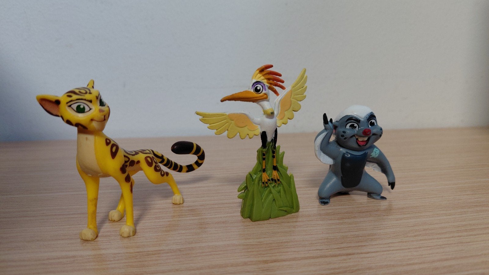 3 Lion guard Disney poppetjes, Ophalen of Verzenden, Zo goed als nieuw