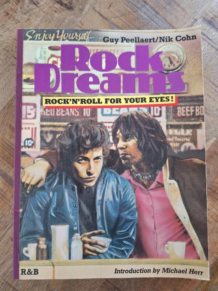 Rock Dreams rock 'n roll for your eyes 1982, Boeken, Artiest, Ophalen of Verzenden, Zo goed als nieuw, Guy Peellaert & Nik Cohn