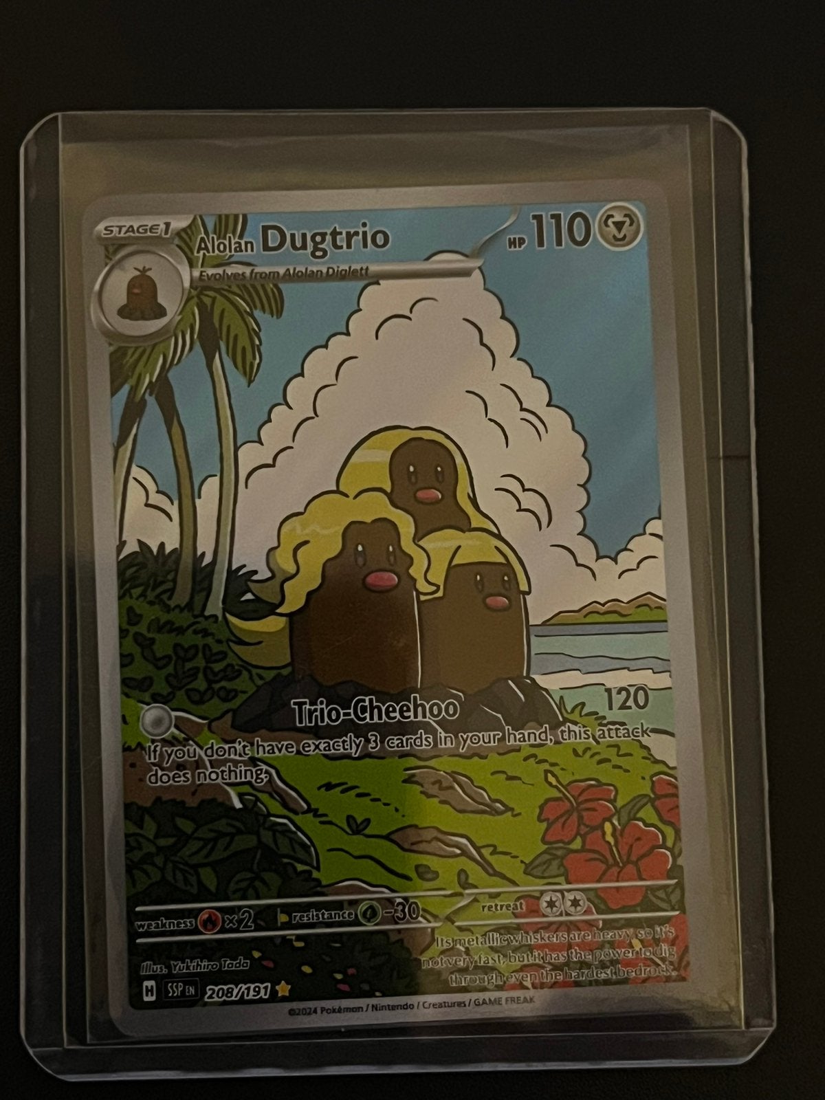 Alolan Dugtrio 208 Surging Sparks, Ophalen of Verzenden, Zo goed als nieuw