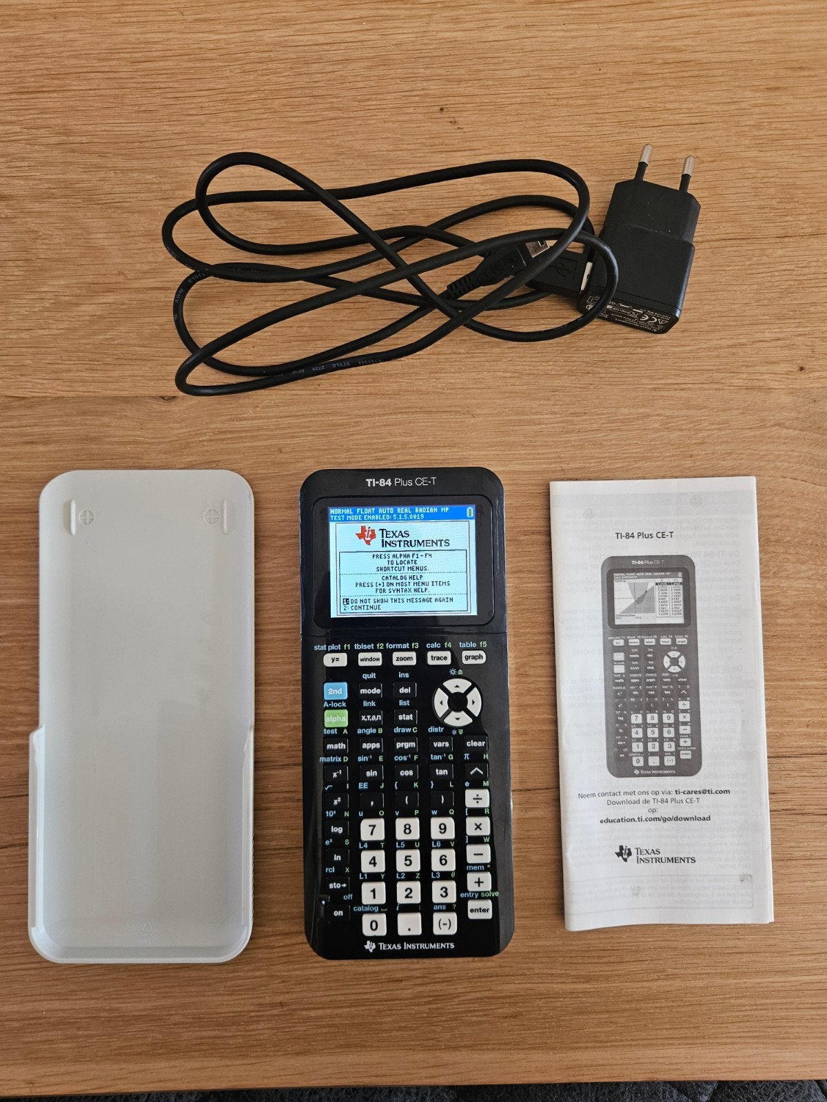 TI-84 Plus CE-T grafische rekenmachine, Ophalen of Verzenden, Grafische rekenmachine