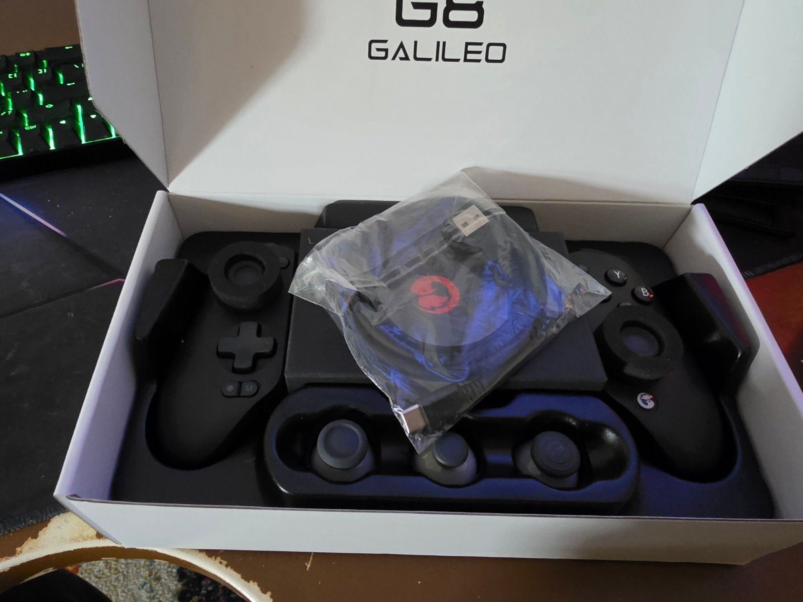 GameSir G8 Galileo Mobiele Game Controller, Ophalen of Verzenden, Zo goed als nieuw, RGB verlichting, Mobiel