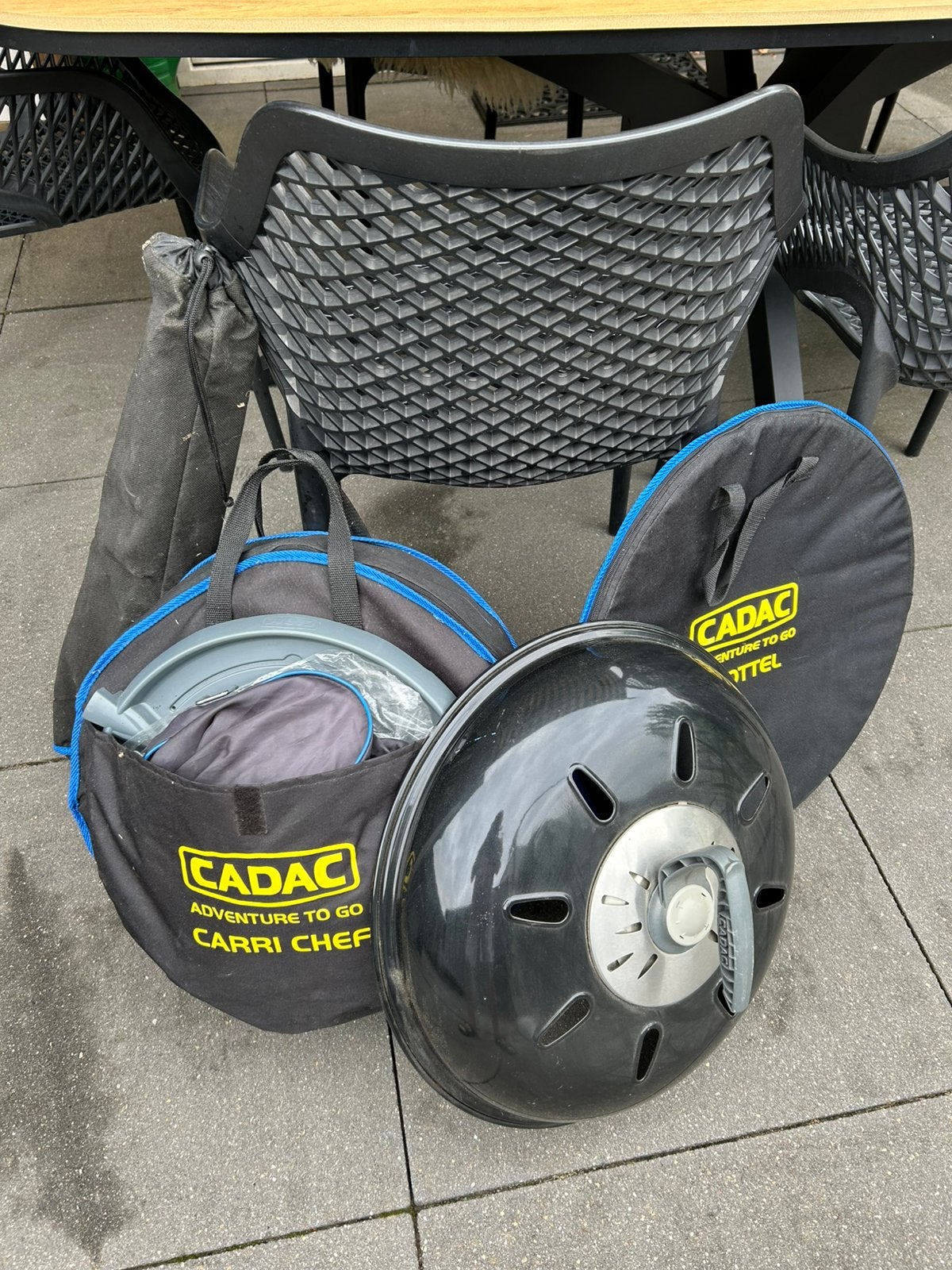 Cadac skottel braai carri chef compleet, Ophalen of Verzenden, Gebruikt