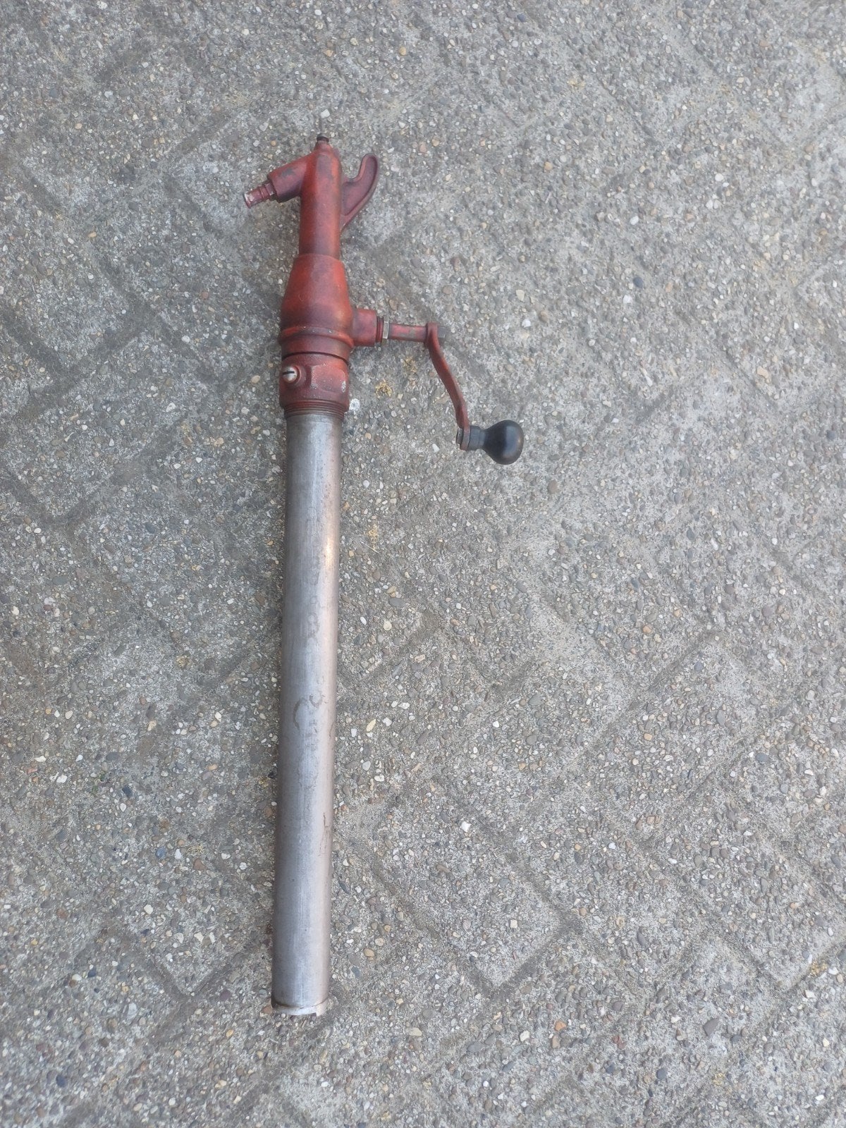 handpomp voor olie of vloeistoffen, Ophalen