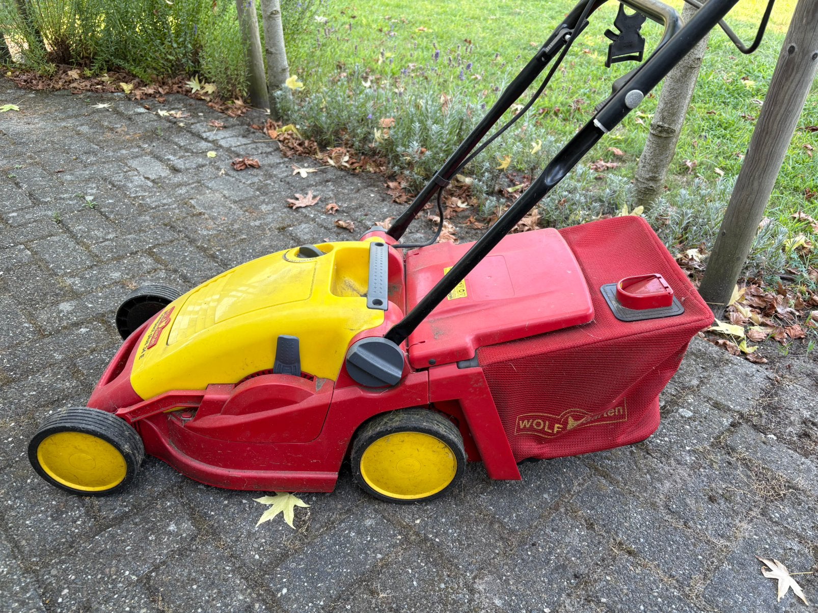 Grasmaaier Wolf Garten Compact plus 34E, Ophalen, Gebruikt, Elektrische grasmaaier, 30 t/m 39 cm