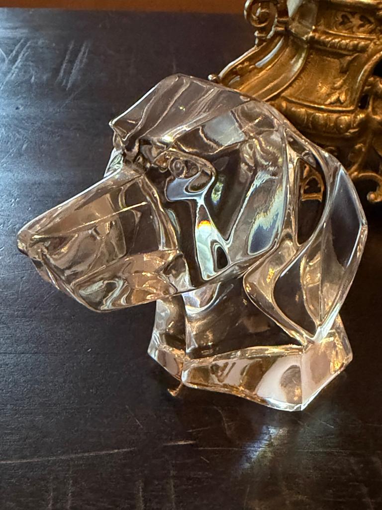 J.G Durand Kristallen Hondenbeeldje - Uitstekende Conditie, Antiek en Kunst, Antiek | Glas en Kristal, Ophalen of Verzenden