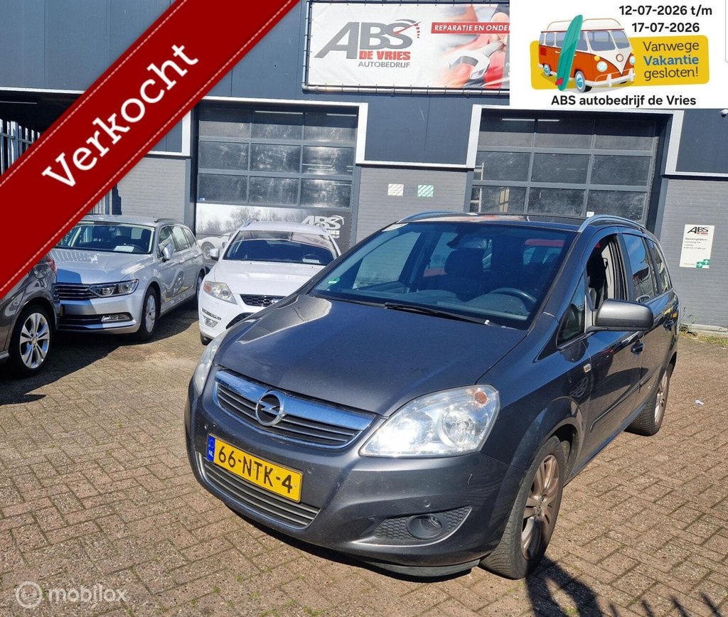 Opel Zafira 1.8 Cosmo AUTOMAAT AIRCO CR CONTROL, Auto's, Opel, Euro 5, Gebruikt, 4 cilinders, Zafira
